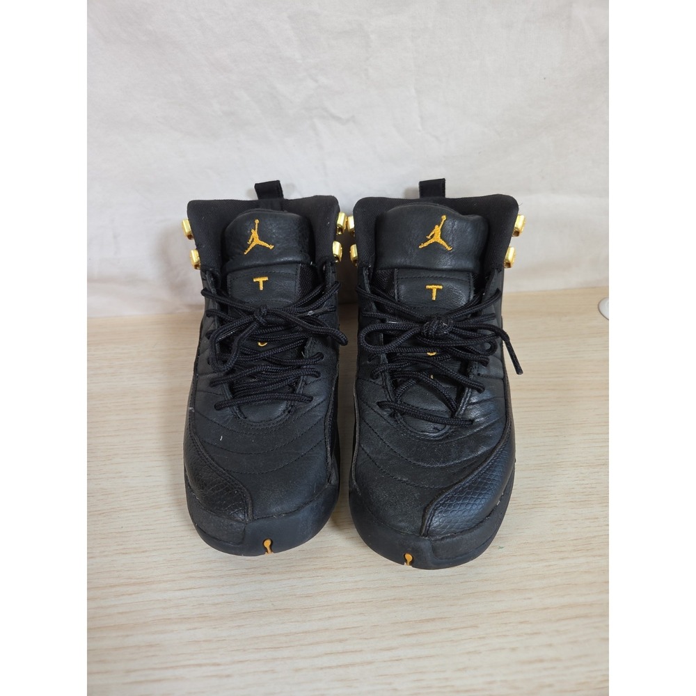 Jordan Air Jordan 6.5 Y Retro Black Taxi Black/Gold High Top Sneakers - Picture 4 of 8